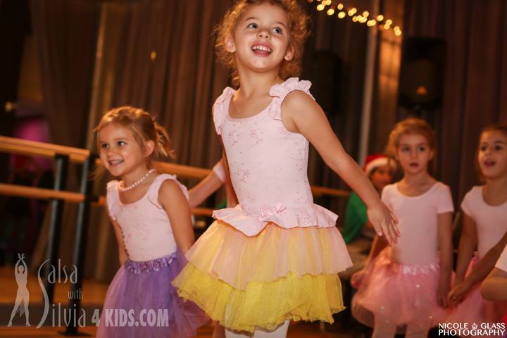 Kids recitals and showcases at the Salsa With Silvia dance studio in Washington DC and Bethesda