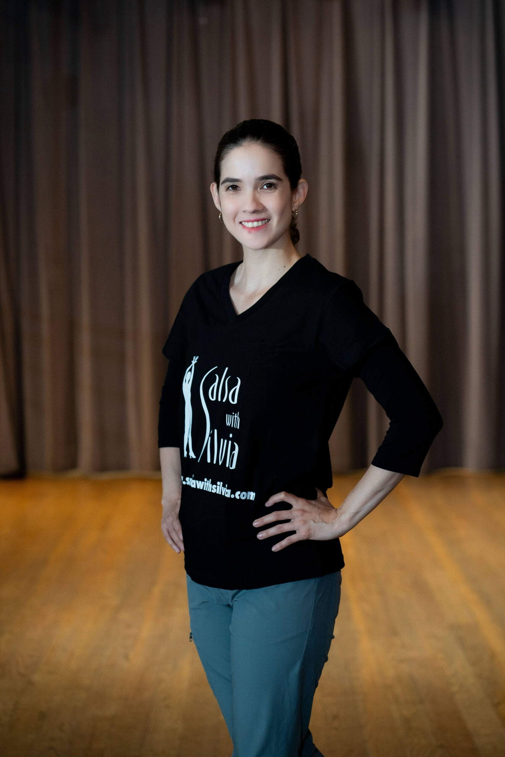 Ana Salsa With Silvia Kids Ballet Teacher