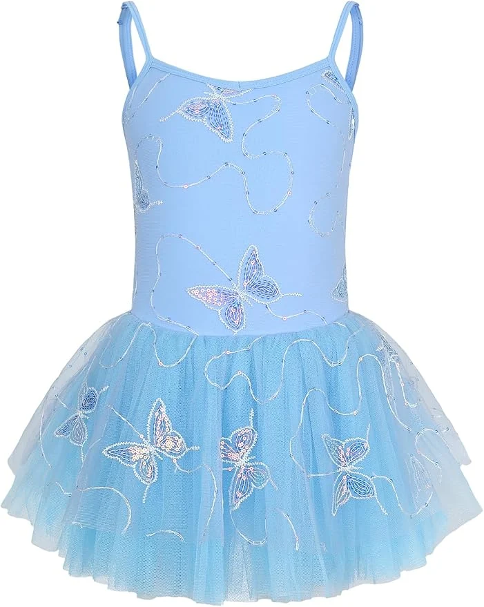 Light blue butterfly tutu dress costume – Welcome to Broadway! recital