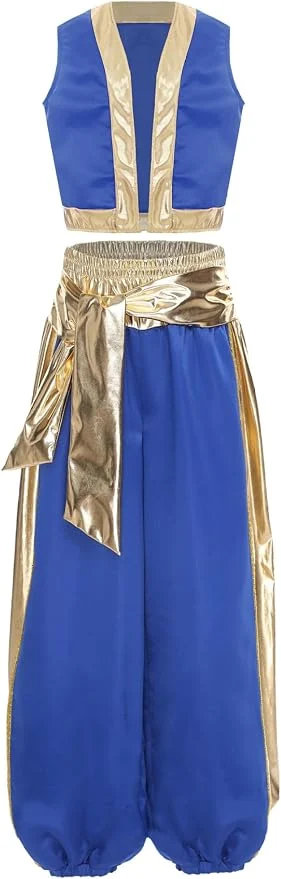 Blue and gold vest set costume – Welcome to Broadway! recital